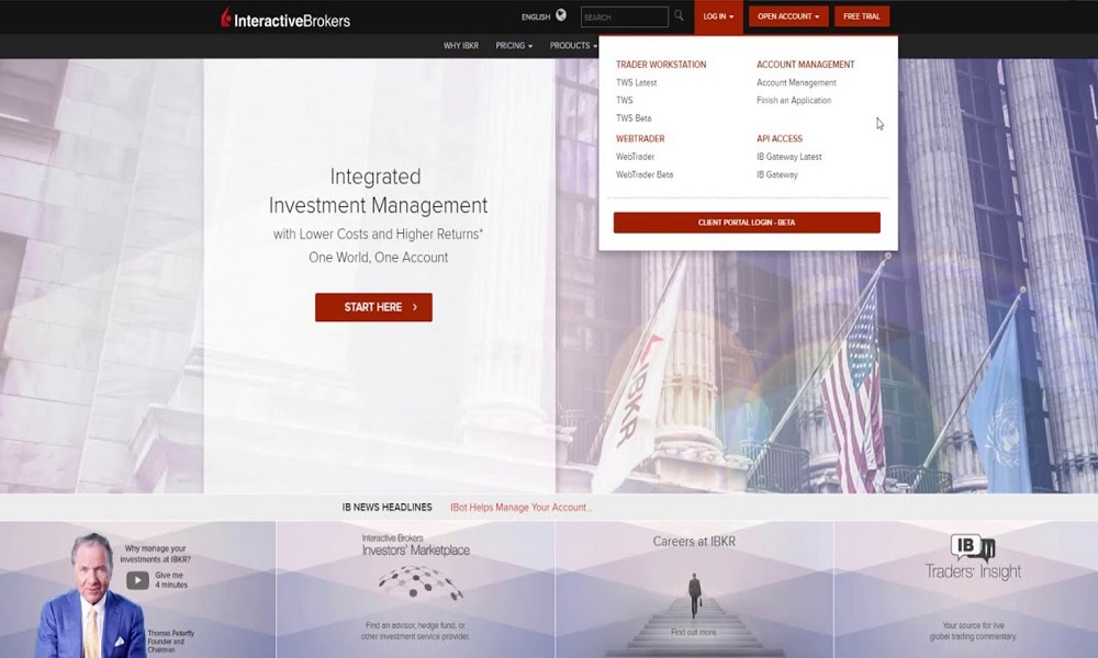 Các loại tài khoản giao dịch sàn Interactive Brokers 
